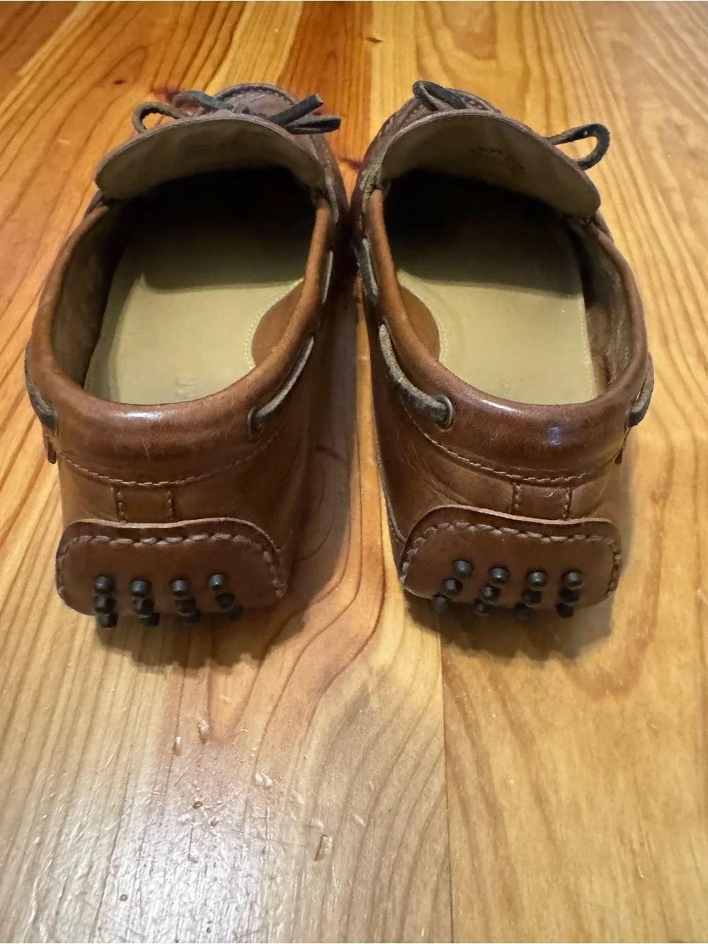 Cole Haan Grant Canoe Driver Moccasins Leather Shoes C12125 Men's Size 9.5 M